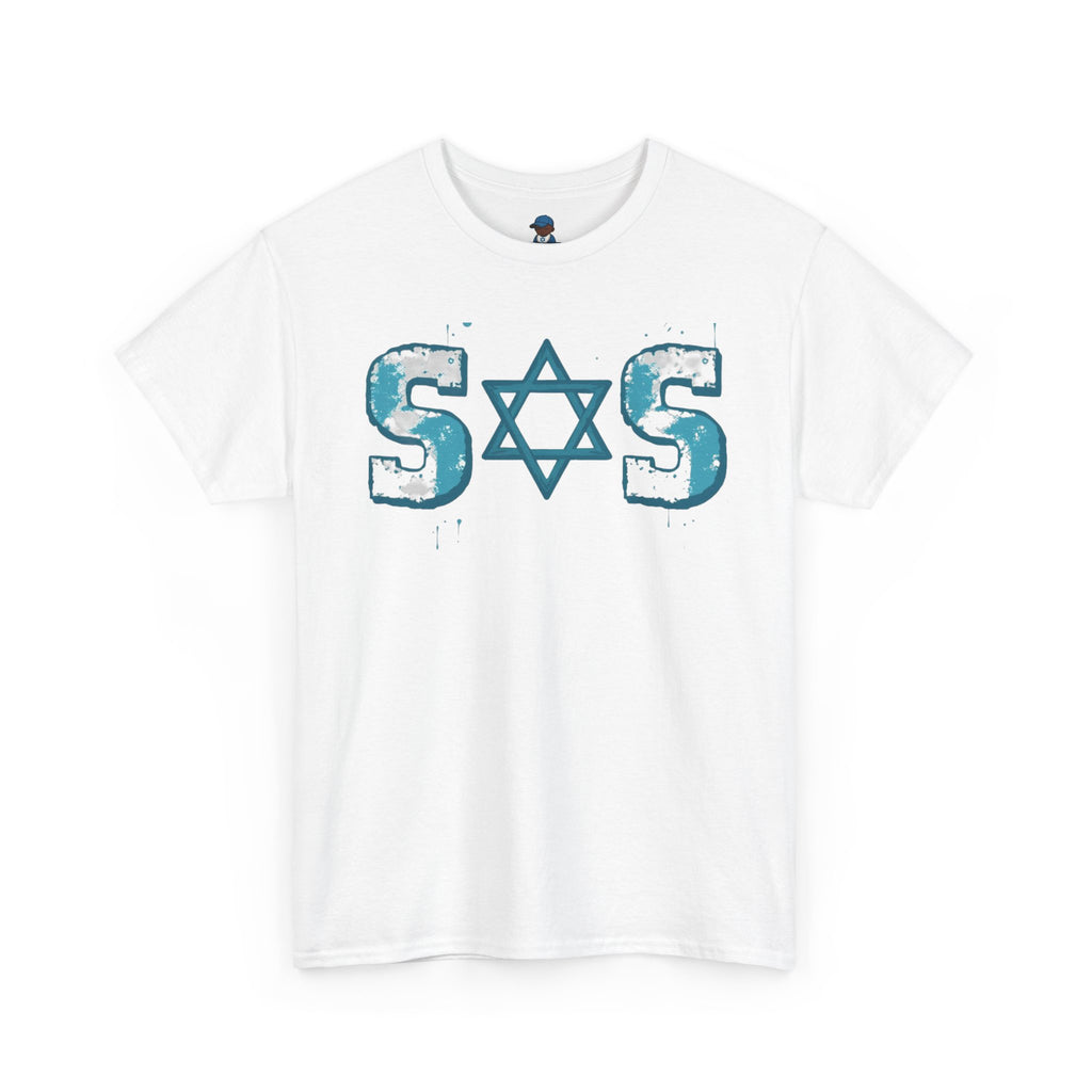 Teal grey white SOS