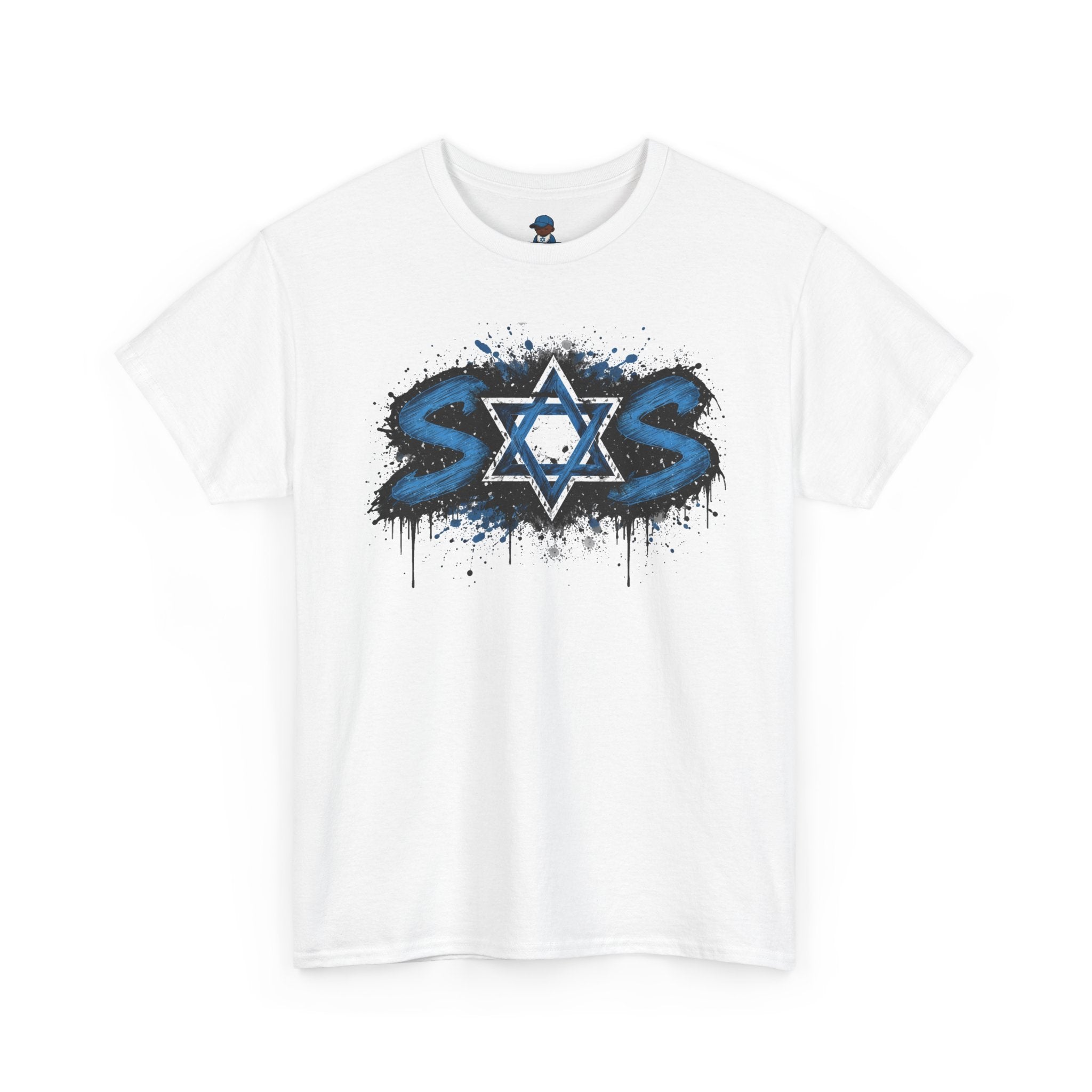 Blue splat SOS