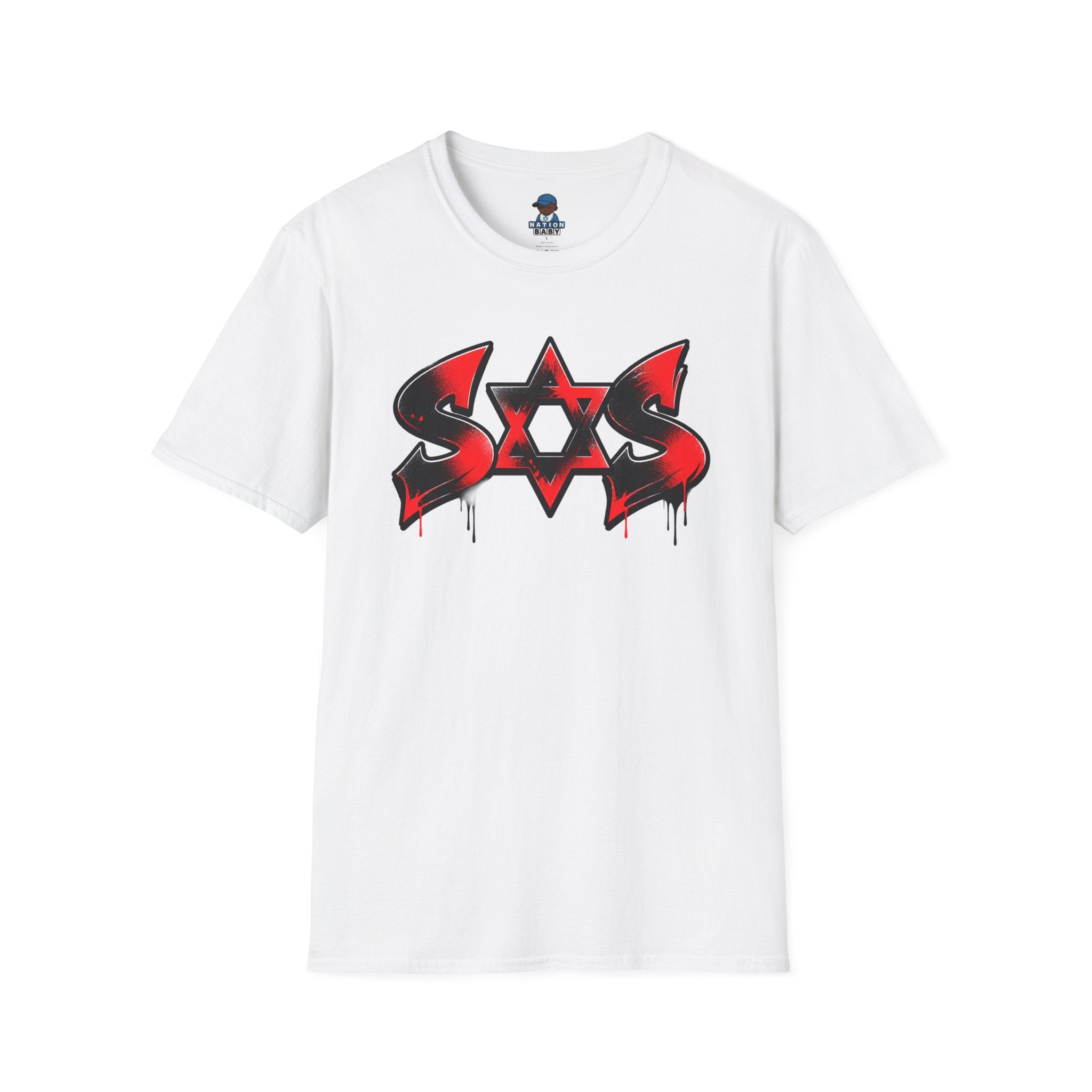 Copy of Black red painted SOS