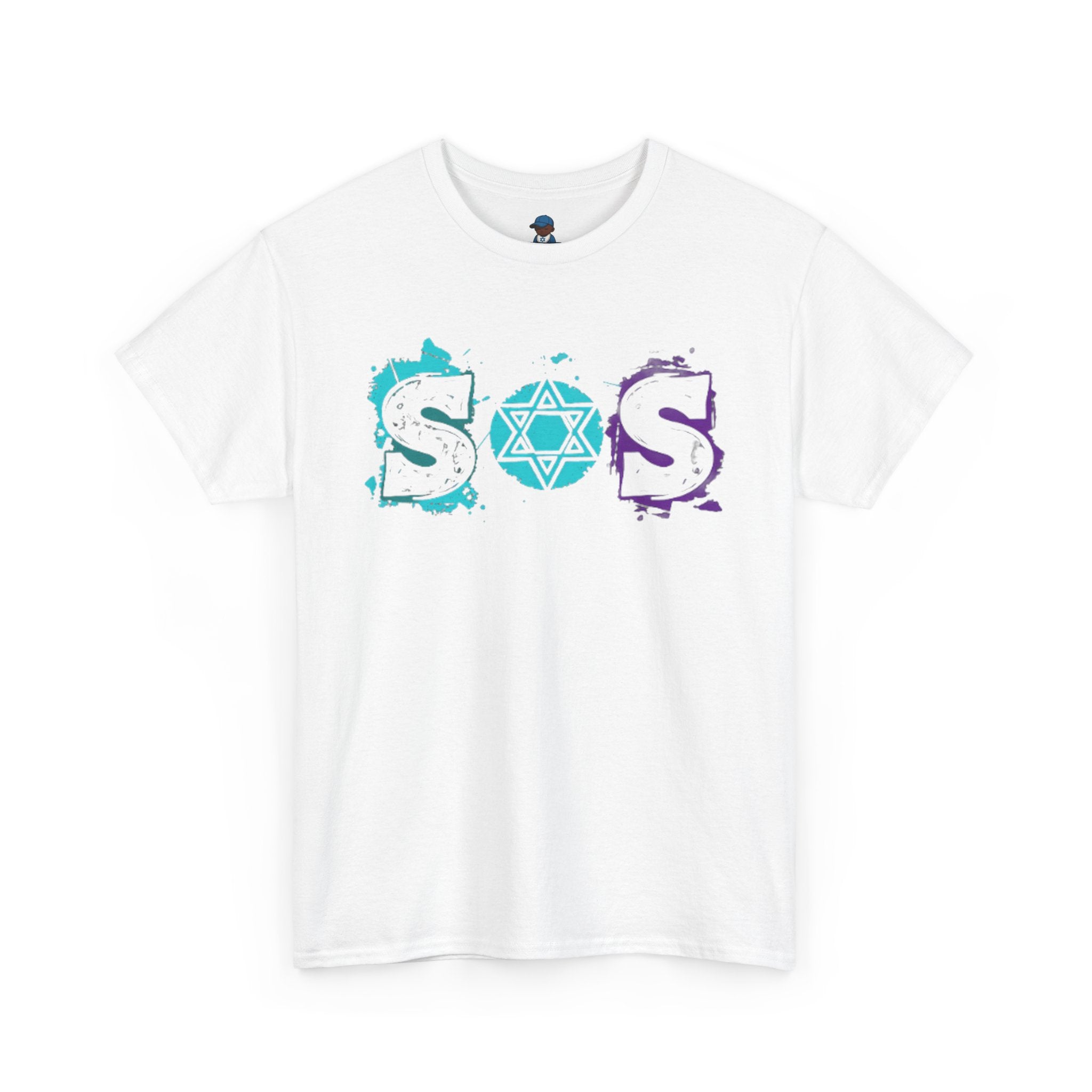Purple teal SOS