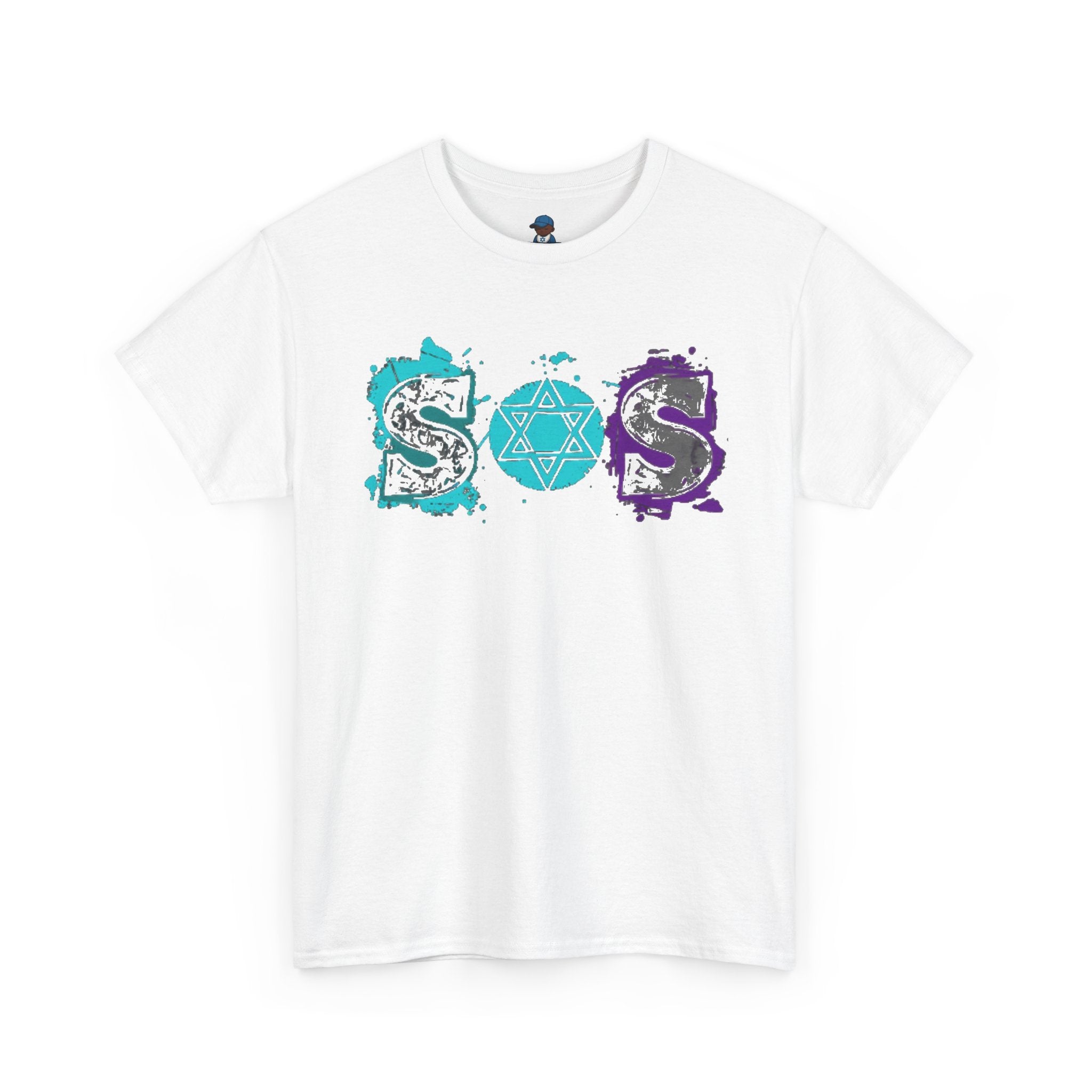 Purple teal SOS