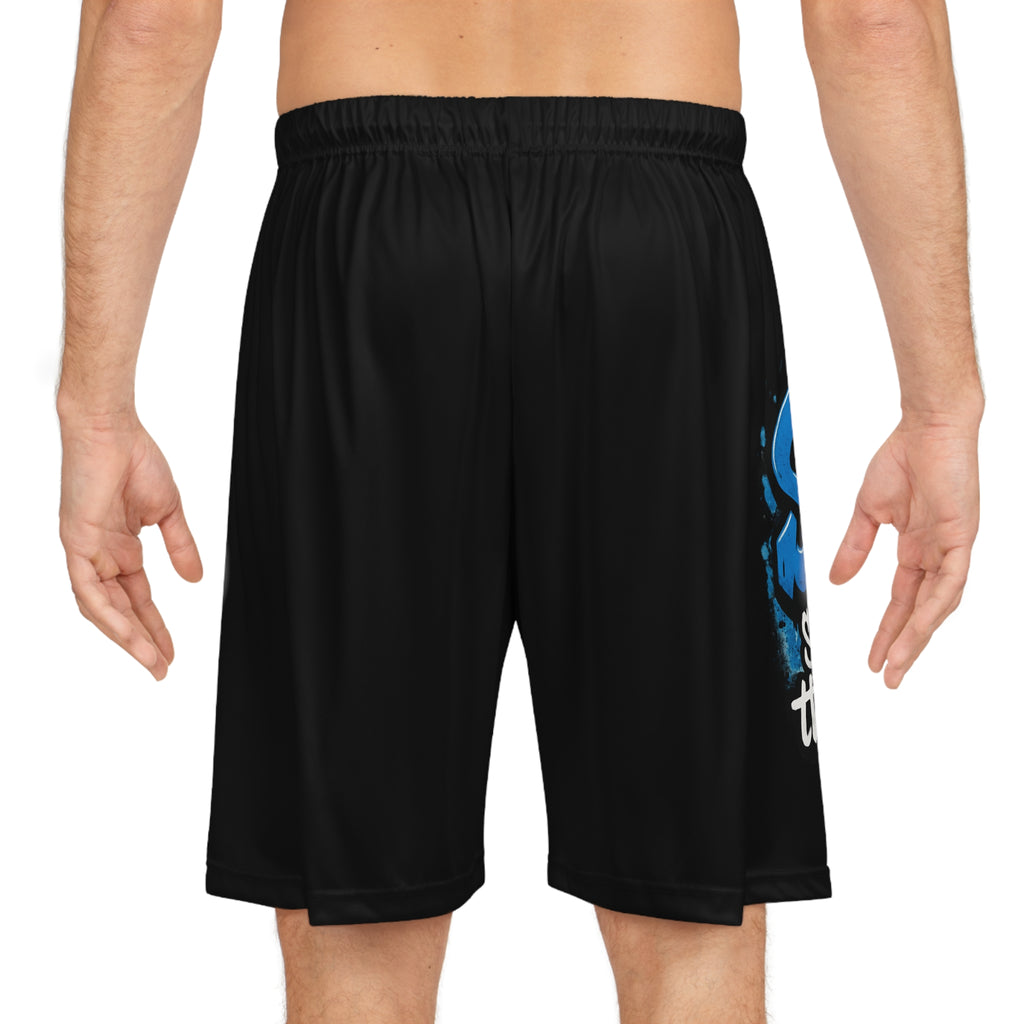 Copy of Graffiti Basketball Shorts – 'BASK' Urban Streetwear Athletic Shorts