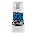 Sisters of the Struggle Racerback Dress — "SOS" Graphic Feminist Statement Dress