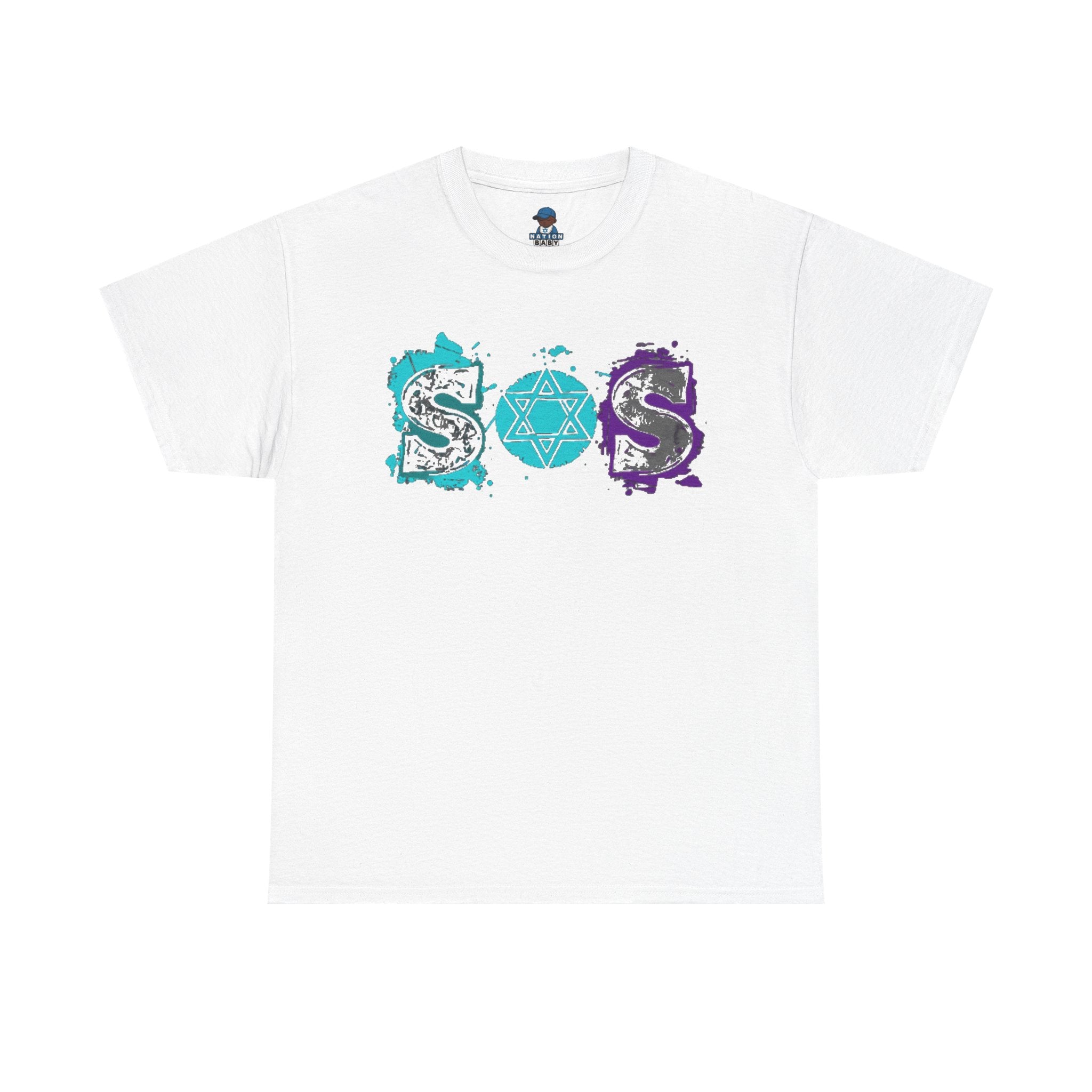 Purple teal SOS