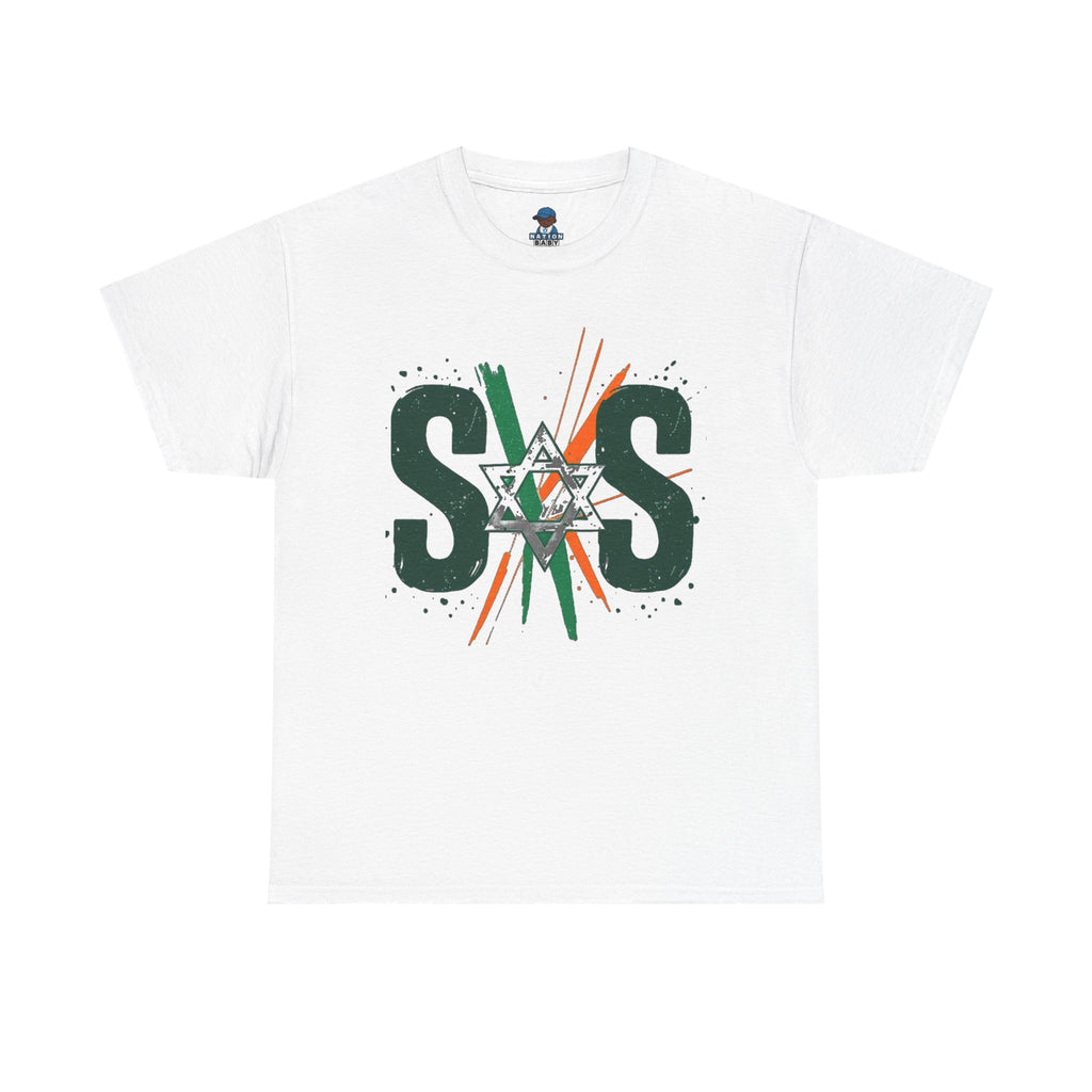 Orange Green white SOS