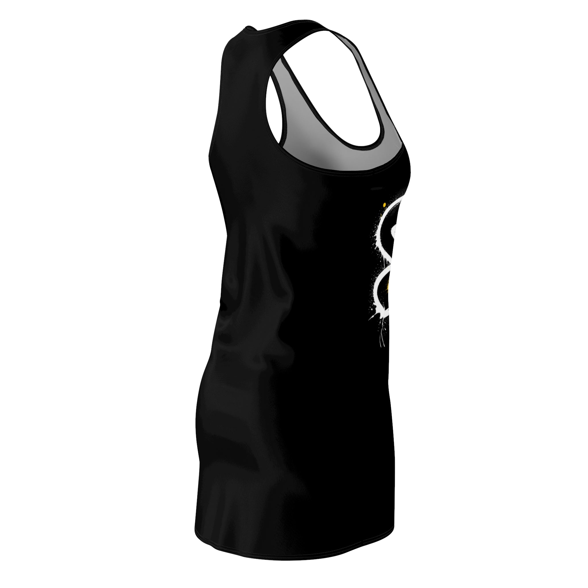 Black and yellow dress