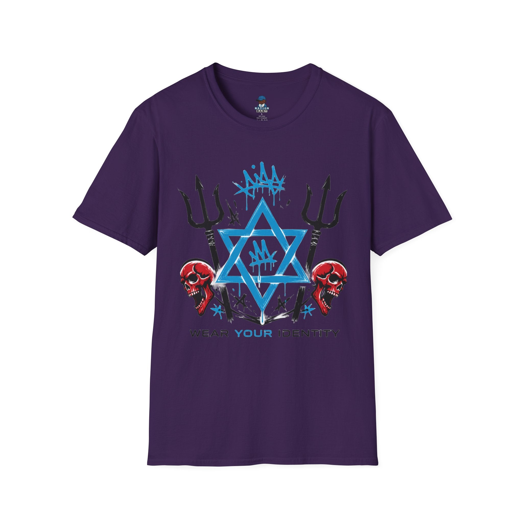 WEAR YOUR IDENTITY red skull