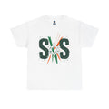 Orange Green white SOS