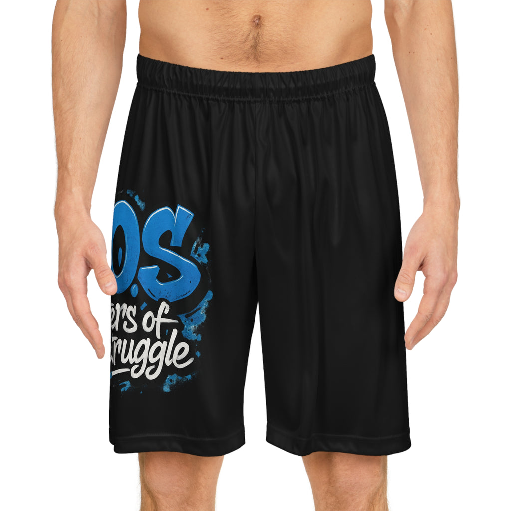 Copy of Graffiti Basketball Shorts – 'BASK' Urban Streetwear Athletic Shorts
