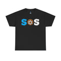Brown blue white SOS
