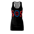 red blue  dress SOS