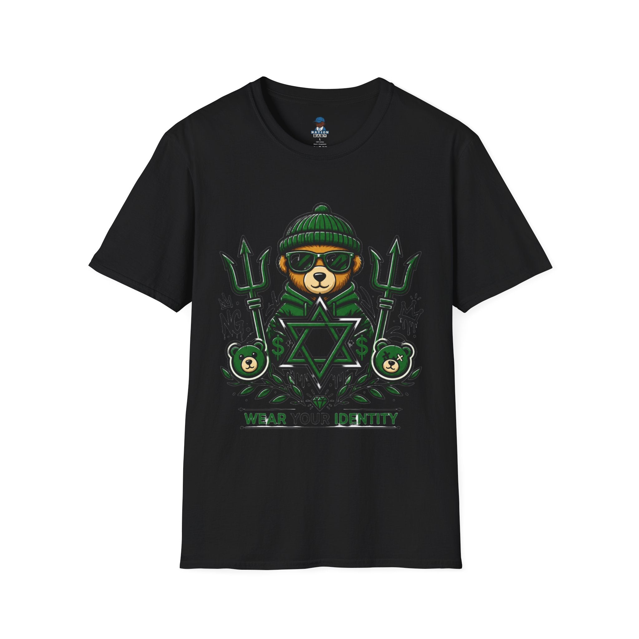 WEAR YOUR IDENTITY  green bear