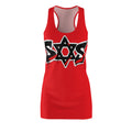 Copy of Racerback Dress - Purple Graffiti Star of David Streetwear