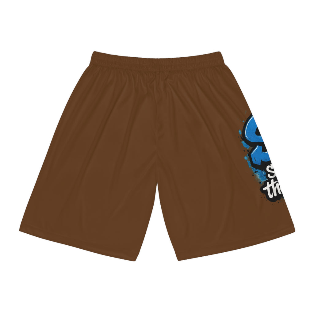 Copy of Graffiti Basketball Shorts – 'BASK' Urban Streetwear Athletic Shorts