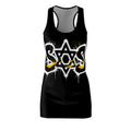 Black and yellow dress