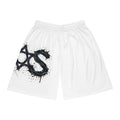 Graffiti Basketball Shorts – 'BASK' Urban Streetwear Athletic Shorts
