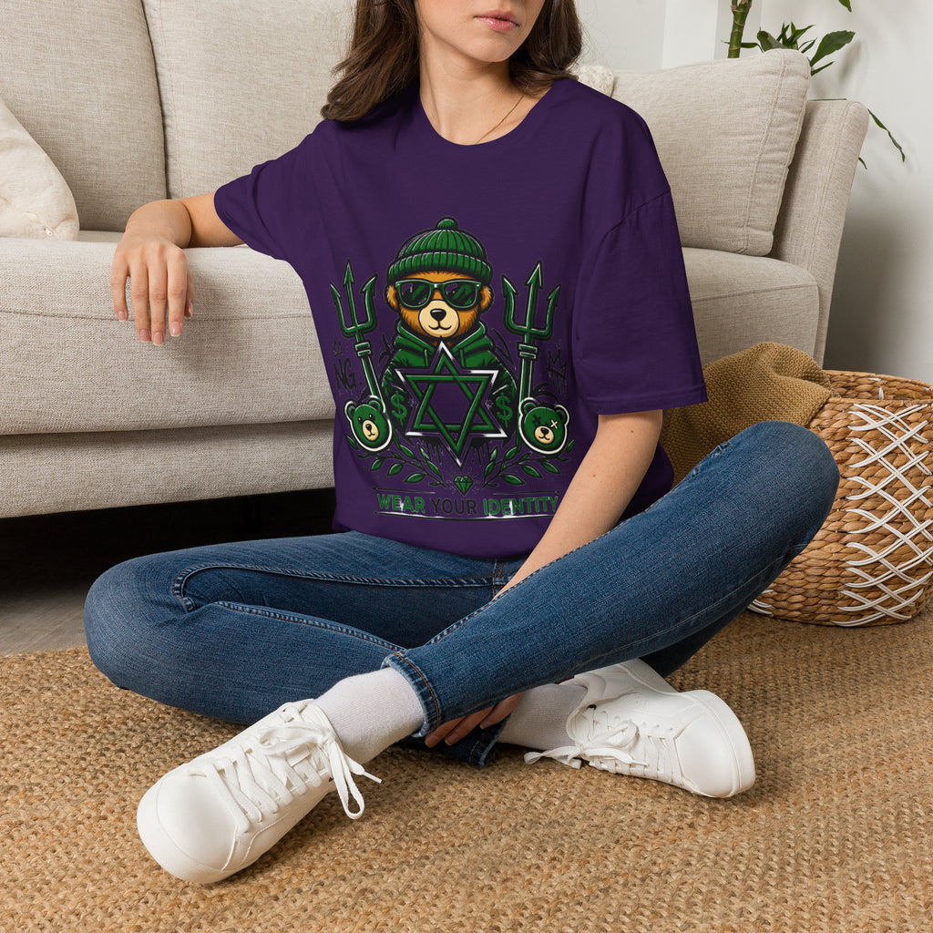 WEAR YOUR IDENTITY  green bear