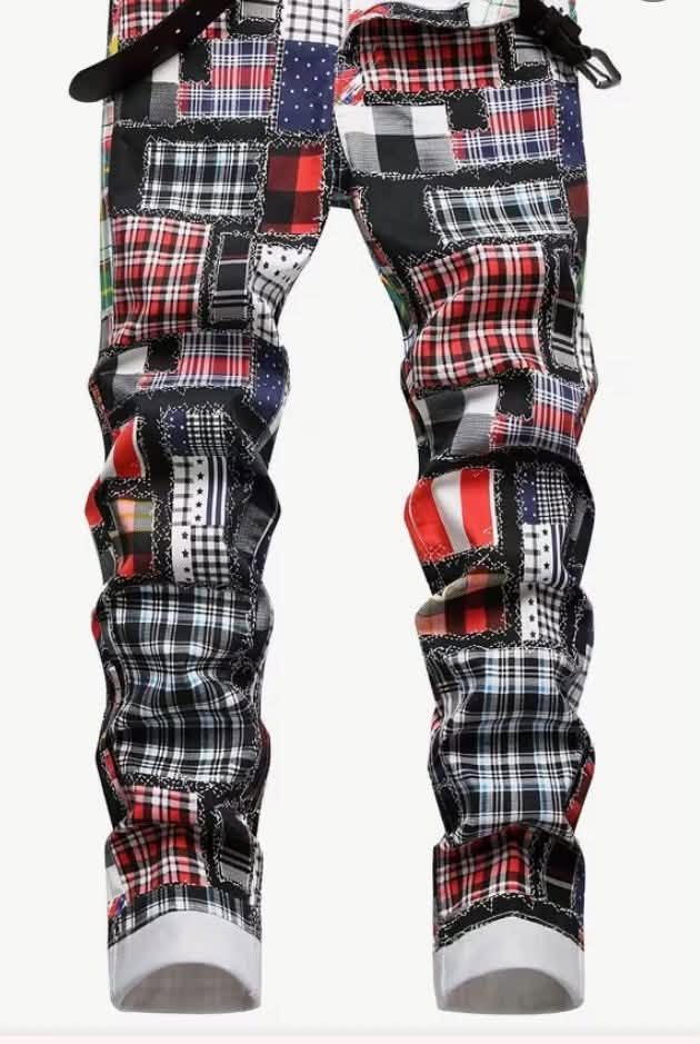 WEAR YOUR IDENTITY plaid pants