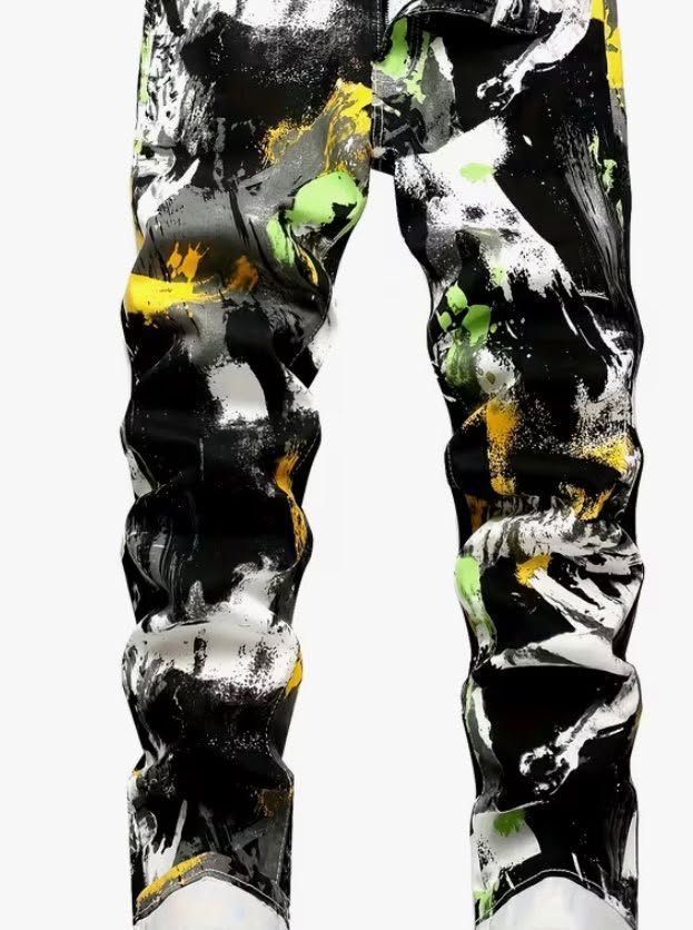 WEAR YOUR IDNTITY slime yellow pants