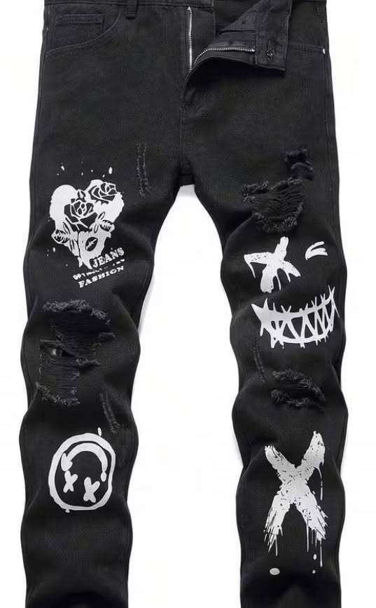 WEAR YOUR IDENTITY blue streak pants