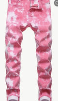 WEAR YOUR IDENTITY pink six pants