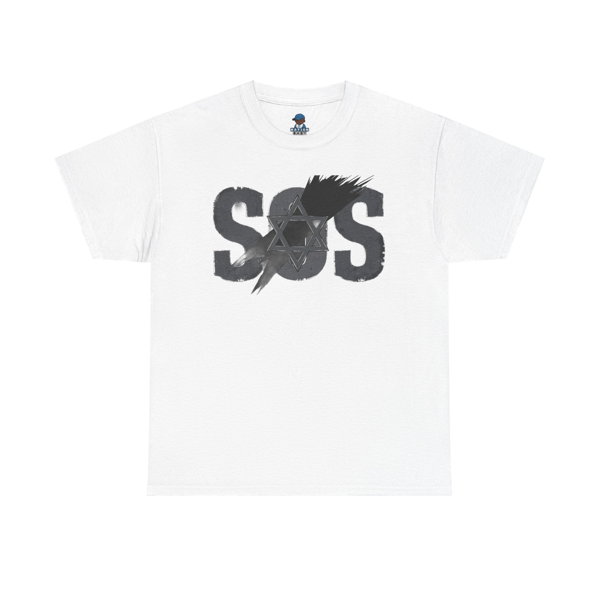 Black and grey SOS