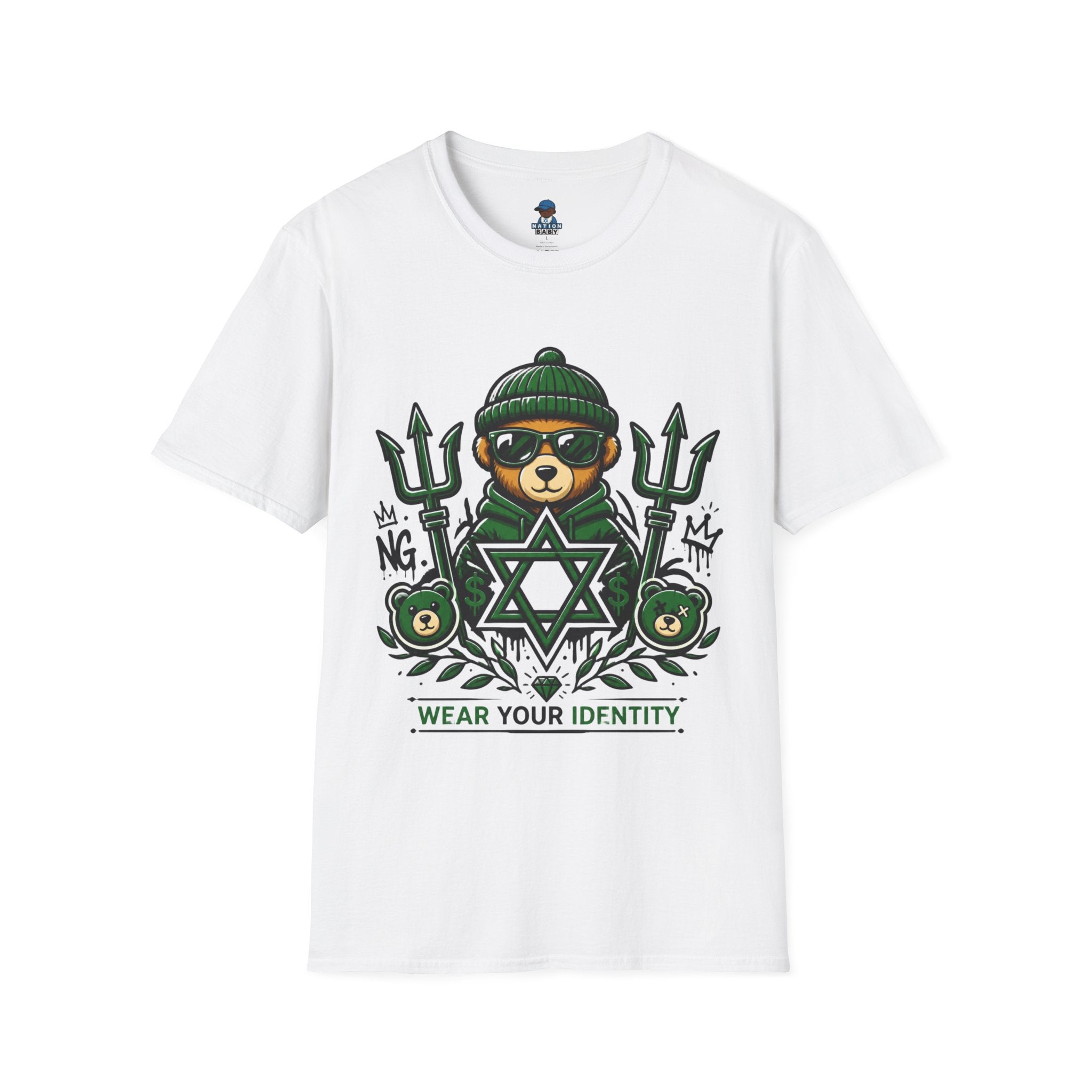 WEAR YOUR IDENTITY  green bear