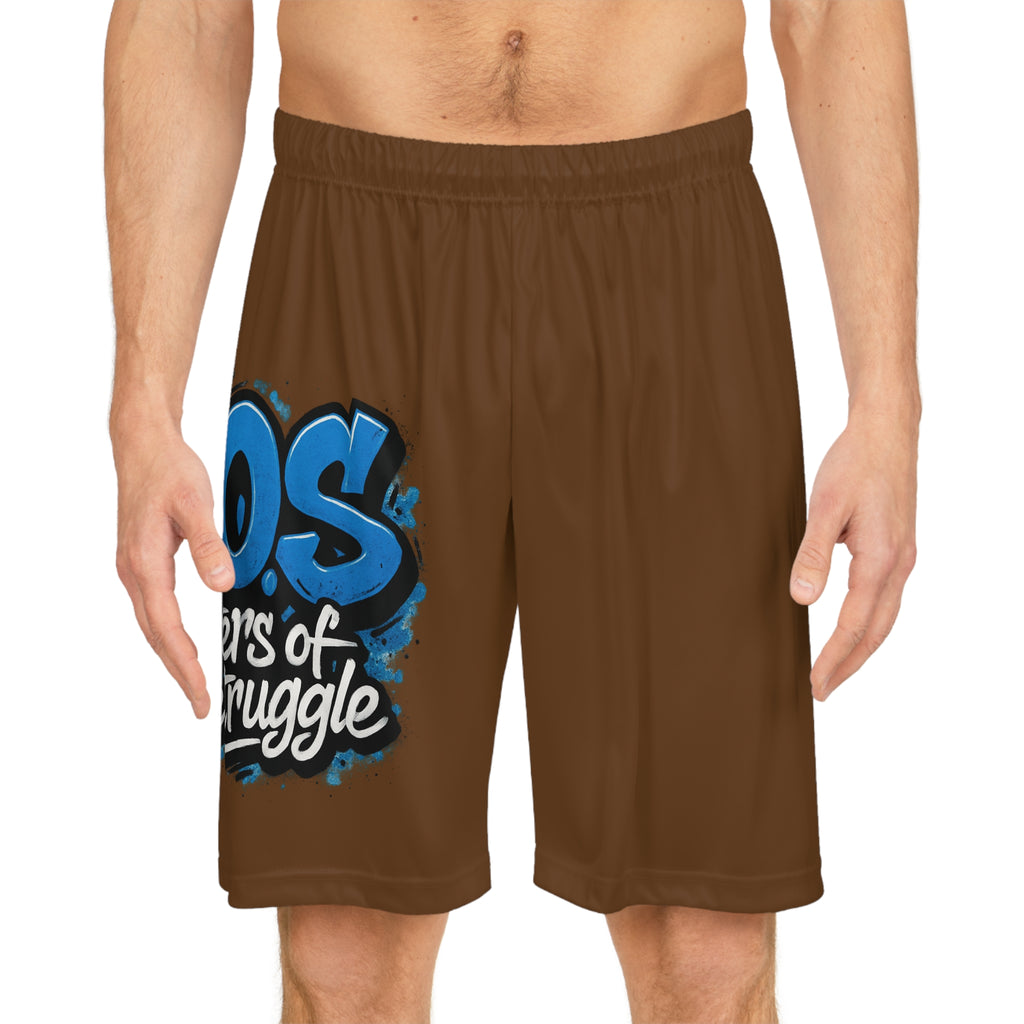 Copy of Graffiti Basketball Shorts – 'BASK' Urban Streetwear Athletic Shorts