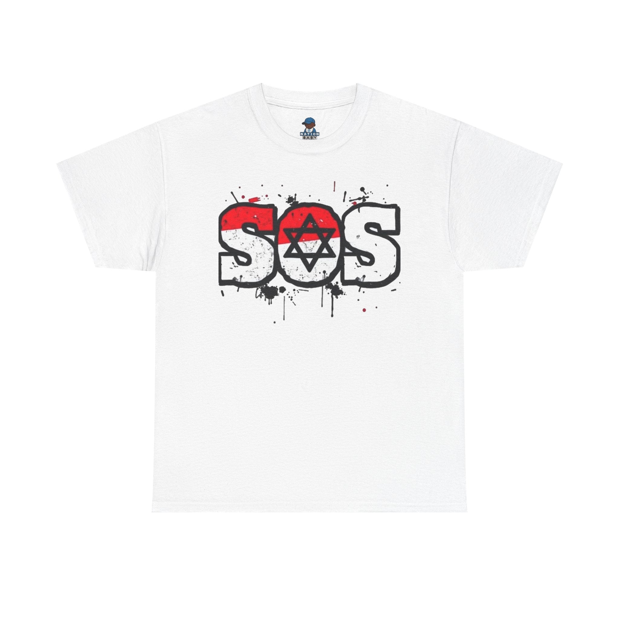 Red and white SOS